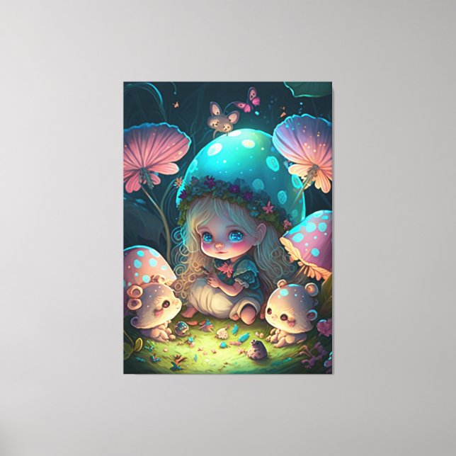 Magiska elf-moment canvastryck (Framsida)