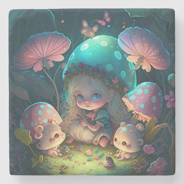 Magiska elf-moment stenunderlägg (Framsidan)