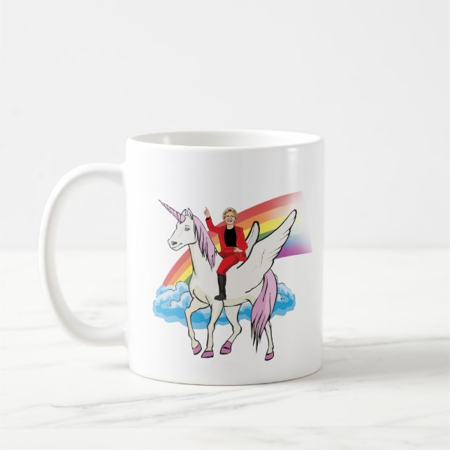 Magiska Elizabeth Warren Kaffemugg (Vänster)