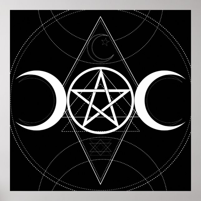 Magiska energikristaller Regnbåge Kristallstenar Poster (Framsidan)