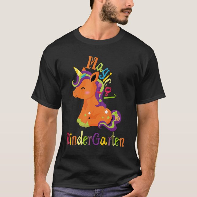 MAGISKA ENHÖRNINGE FÖRKLÄRARE ÄR MA T SHIRT (Framsida)