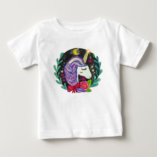 Magiska Enhörningsvibbar  T Shirt (Framsida)