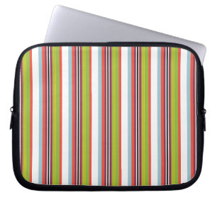 Magiska färgglada ränder laptop fodral