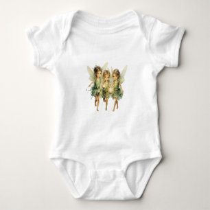 Magiska feer som bär gröna klänningar, lyktor t shirt