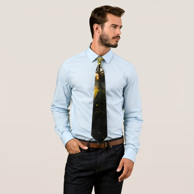 Magiska fireflies drömmande landskap slips (In Situ)