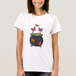 Magiska fjärilar från en Cauldron T Shirt