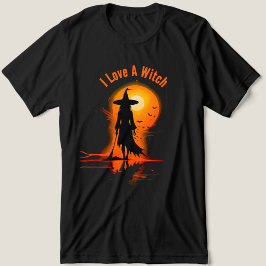 Magiska gotiska Valentineser I Kärlek A Witch T Shirt