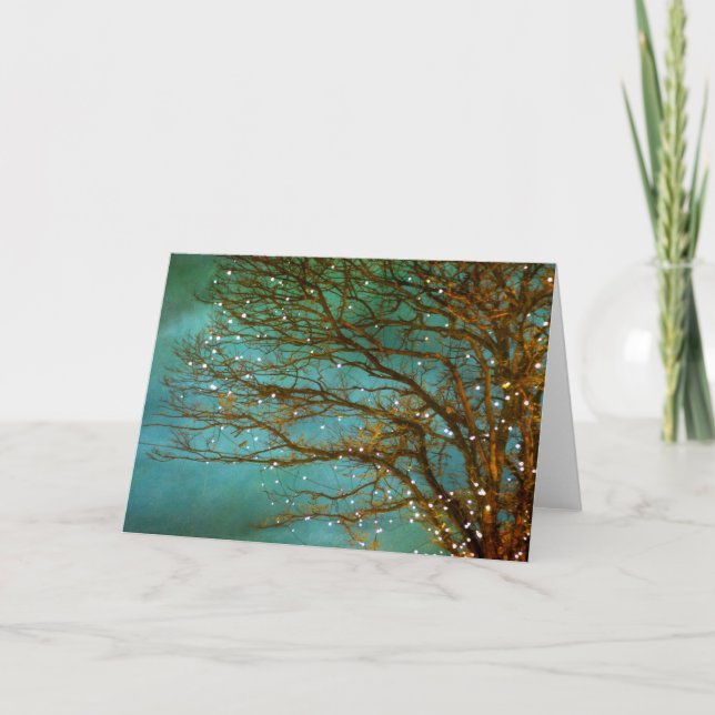 Magiska hälsningskort helgkort (Framsida)