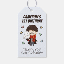 Magiska HARRY POTTER™ och Hogwarts födelsedag Presentetikett