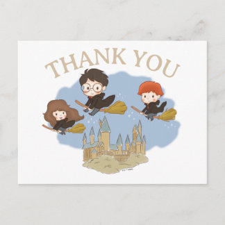 Magiska Harry Potter och Hogwarts Tack Vykort