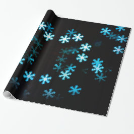 Magiska julsnöflingor presentpapper
