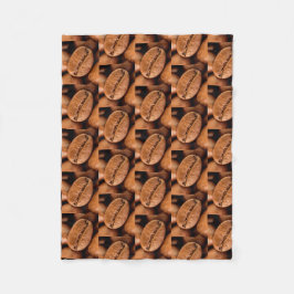 Magiska kaffebönor fleecefilt