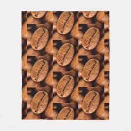 Magiska kaffebönor fleecefilt