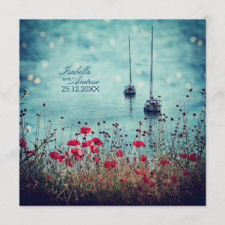 Magiska kärlekens hav - Bröllop Inbjudningar