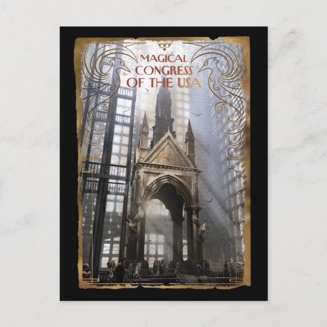 Magiska kongressen i USA Vykort (Framsida)