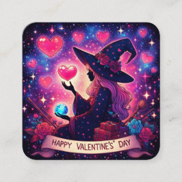 Magiska kort för Witchy Heart Kärlek Valentines da