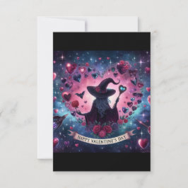 Magiska kort för Witchy Heart Kärlek Valentines da