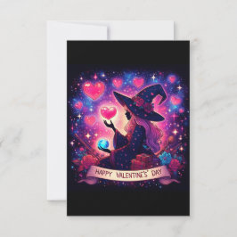 Magiska kort för Witchy Heart Kärlek Valentines da
