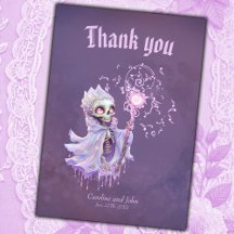 Magiska melodier av den söta lila skeletten.