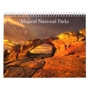 Magiska nationalparker 2026 Naturlandskap Kalender