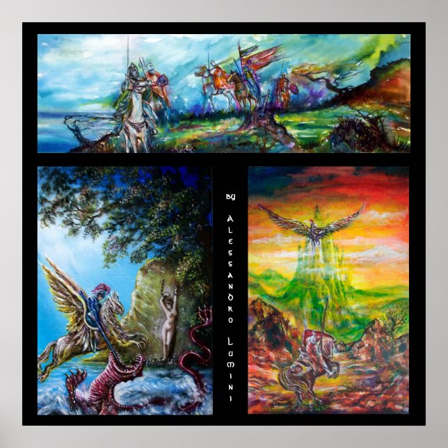 MAGISKA OCH MYSTERRIKES LEGENTER POSTER (Framsidan)