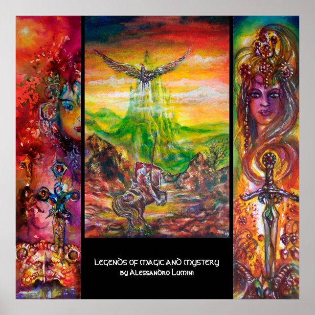 MAGISKA OCH MYSTERRIKES LEGENTER POSTER (Framsidan)