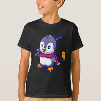 Magiska Ögonblick: Pingvin Sprider Glädje och Magi T Shirt