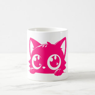 Magiska ögonblick: Söt kattmugg Kaffemugg