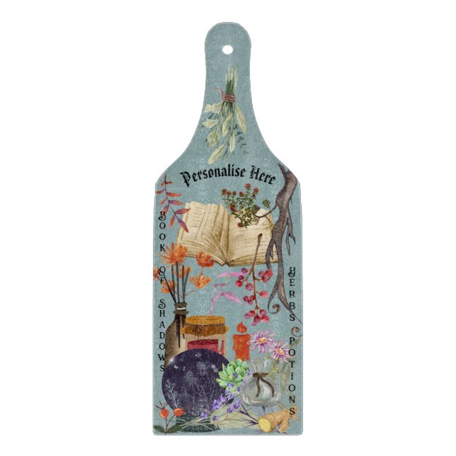 Magiska Örter Crystal Teal Grönt Glass (Framsidan)