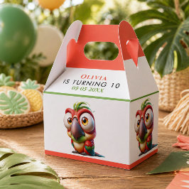 Magiska papegojkarikatyrer 1-årsdag presentaskar