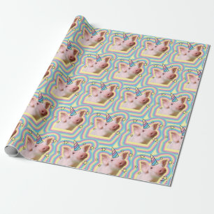 Magiska piglet Unicorn Presentpapper