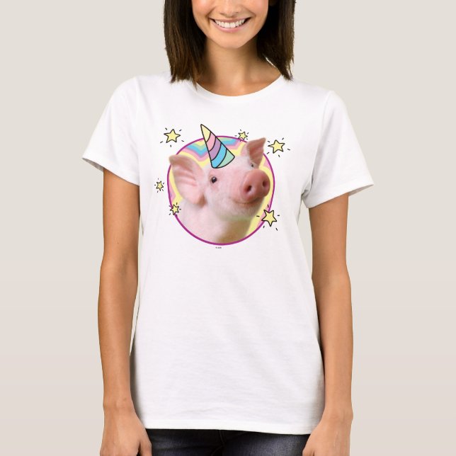 Magiska piglet Unicorn T Shirt (Framsida)