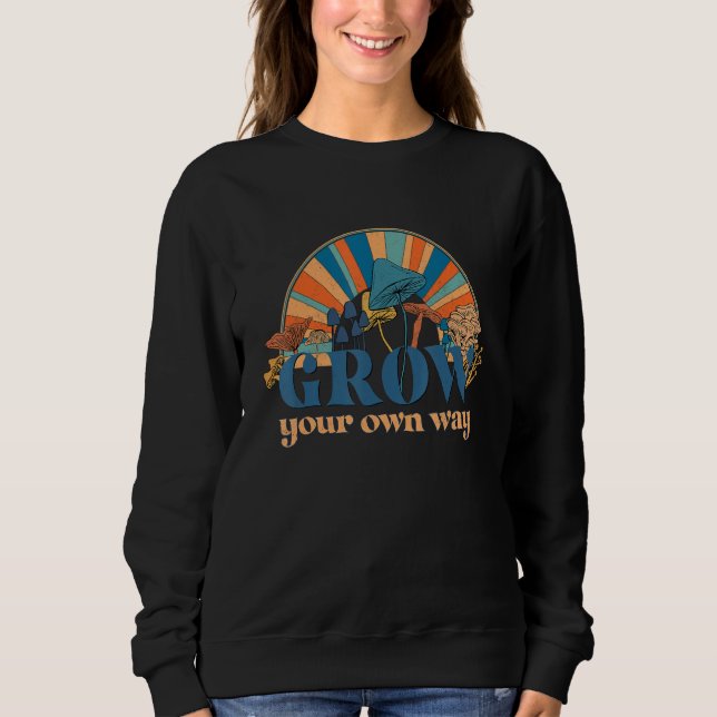 Magiska Psilocybin Svamppar Regnbåge Odla Din Egen T Shirt (Framsida)