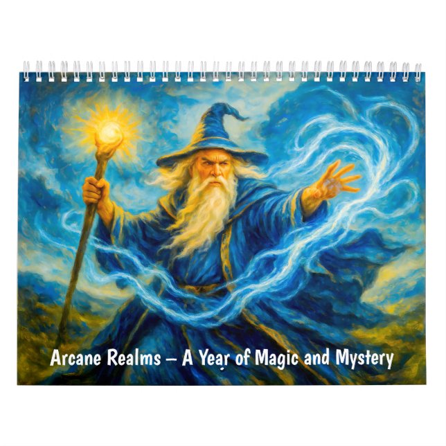 Magiska riken – Ett år av magi och mystik Kalender (Omslag)