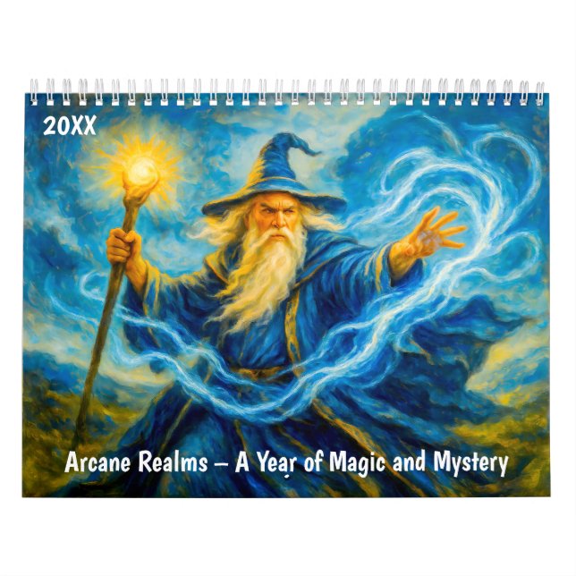 Magiska riken – Ett år av magi och mystik Kalender (Omslag)