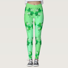 Magiska Shamrocks precis för roligt! Leggings
