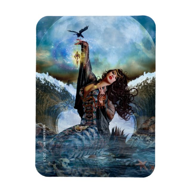 Magiska Sjöjungfrun Flexi Magnet Sea Witch (Vertikal)