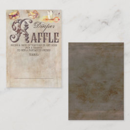 Magiska Spådomar Diaper Raffle Biljett Tilläggskort