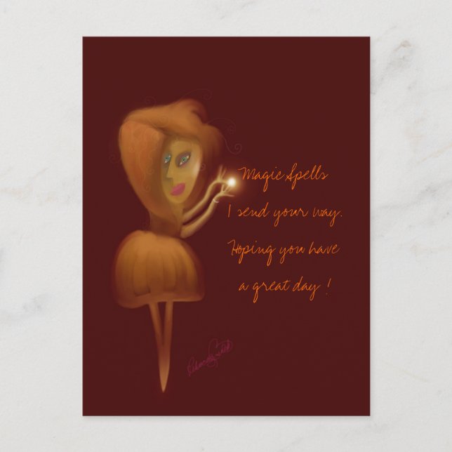 Magiska Spådomar Vykort (Framsida)