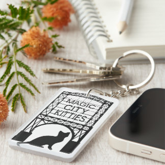 Magiska stadskattungar Keychain