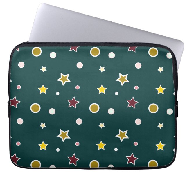 Magiska stjärnor laptop sleeve (Framsidan)
