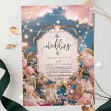 Magiska stjärnor och Sparkles Modern Bröllop
