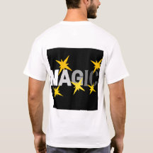 Magiska stjärnor vit t-shirt | Z DESIGNS