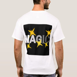 Magiska stjärnor vit t-shirt | Z DESIGNS