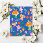 Magiska svampar Cute Butterflies Snigel Ladybugs Vykort<br><div class="desc">Hoppas du gillar den här charmerande designen. Lägg till en egen text längst fram eller bakåt. Kolla min butik för mer passande föremål som klistermärken,  mugg,  handdukar,  pappra och andra söta mönster. Tack för att du shoppar med mig! Om du vill ha någon anpassningsbar,  så säg till!</div>