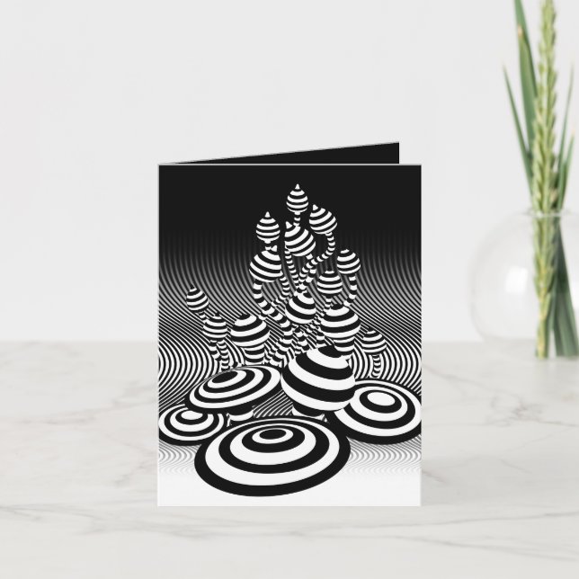 Magiska Svampar liten Välkomstkort Kort (Framsida)