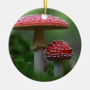 Magiska svampar Ornament Round