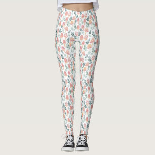 Magiska svampar Skogen Mönster Leggings