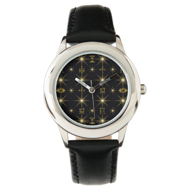 Magiska symboler Mönster Armbandsur (Framsida)
