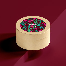 Magiska trädgårdstack runt klistermärke